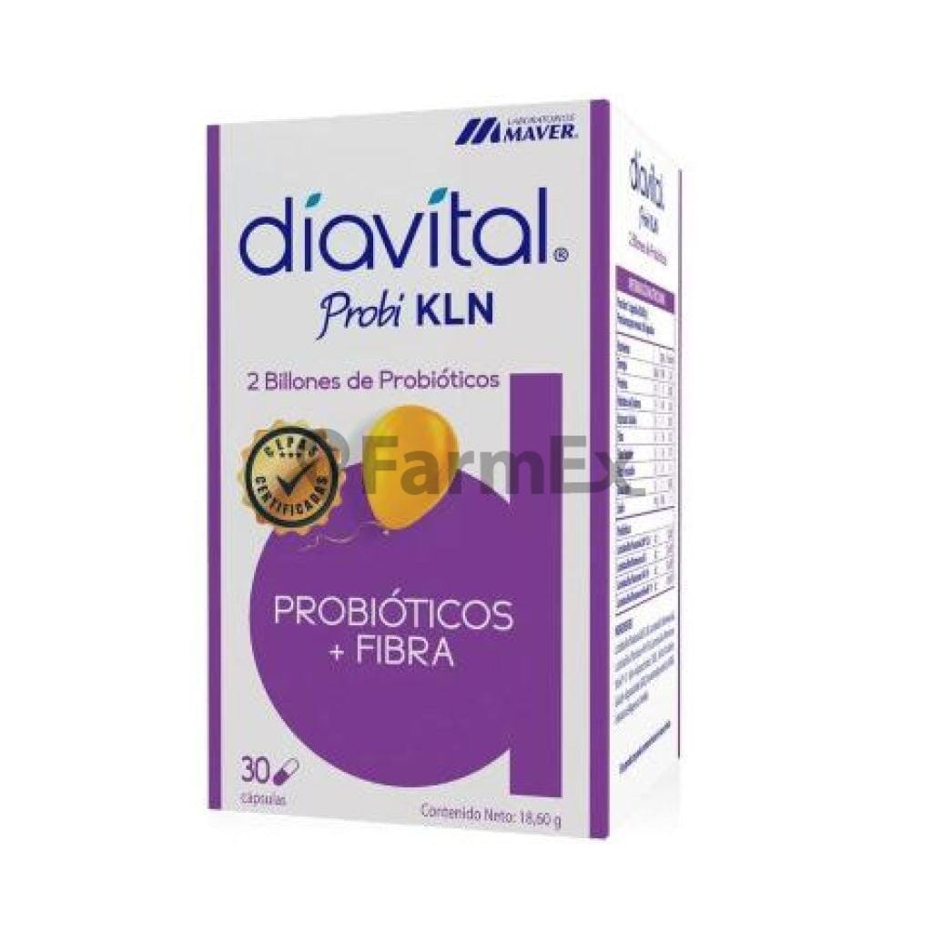 Diavital Probi KLN x 30 cápsulas Farmex-BanMedica-Persistente